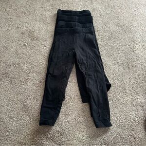 Set of 5 Black Leggings 4T Girls